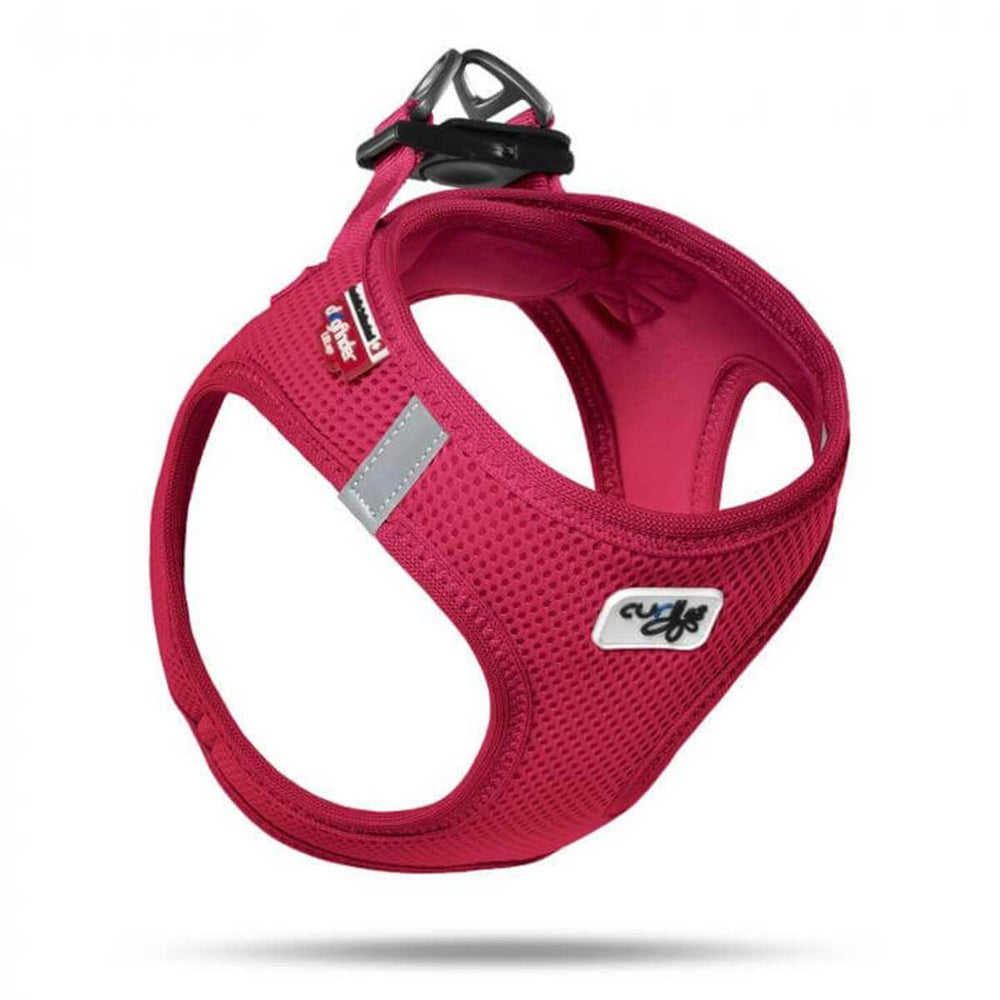 Curli Vest Air-Mesh Dog Harness Breathable Red XL