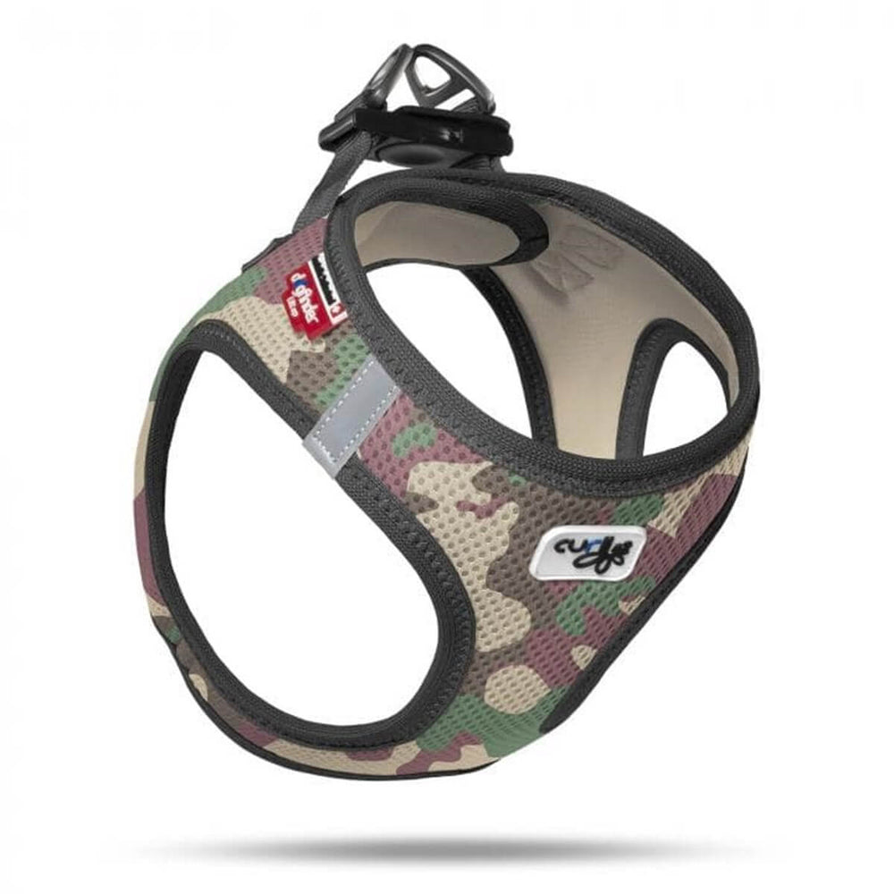 Curli Vest Air-Mesh Dog Harness Camo Print 2XS
