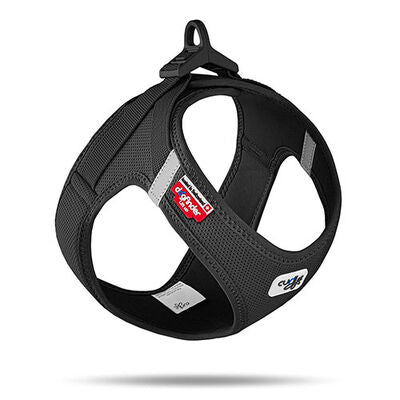 Curli Vest Harness Clasp Air-Mesh Lightweight Dog Harness Black XS
