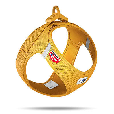 Curli Vest Harness Air-Mesh Dog Harness Mango Yellow Small 38.3-43.3cm