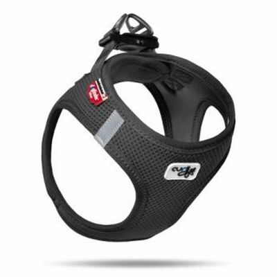 Curli Vest Air-Mesh Dog Harness Breathable Black 2XS
