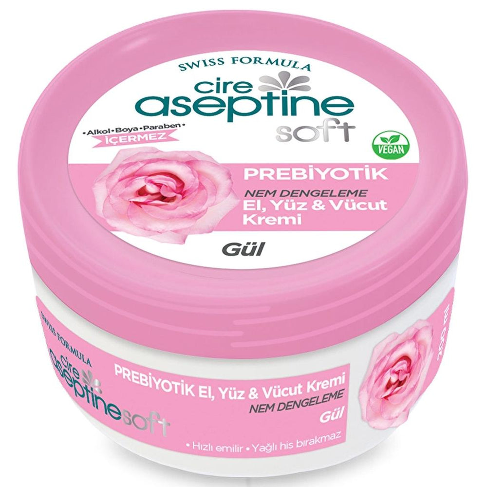 Cire Aseptine Soft Rose Extract Prebiotic Cream 200 ml