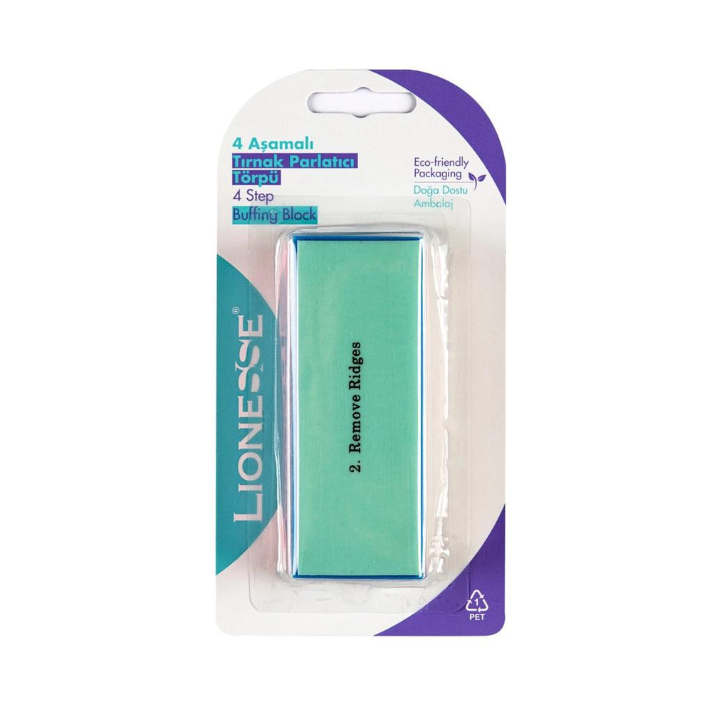 Lionesse 4-Way Nail Buffer & Shiner for Smooth Nails