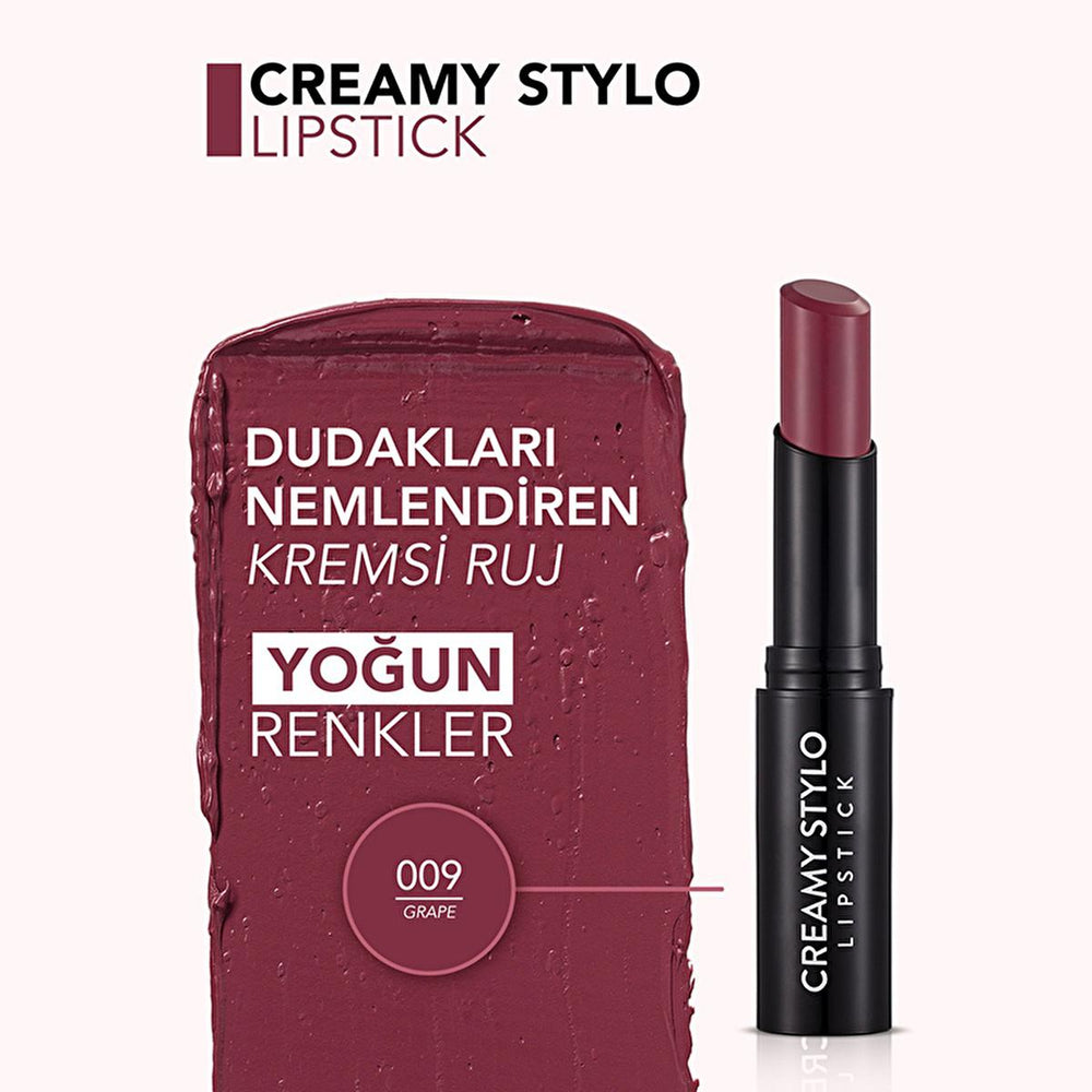 Flormar Creamy Stylo Lipstick - Moisturizing, Semi-Glossy Finish, High Pigment Density - Flormar Creamy Stylo - view 5