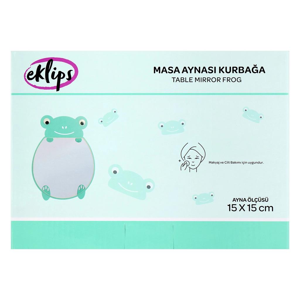 Eklips Frog Pedestal Table Mirror for Cute Vanity Setup