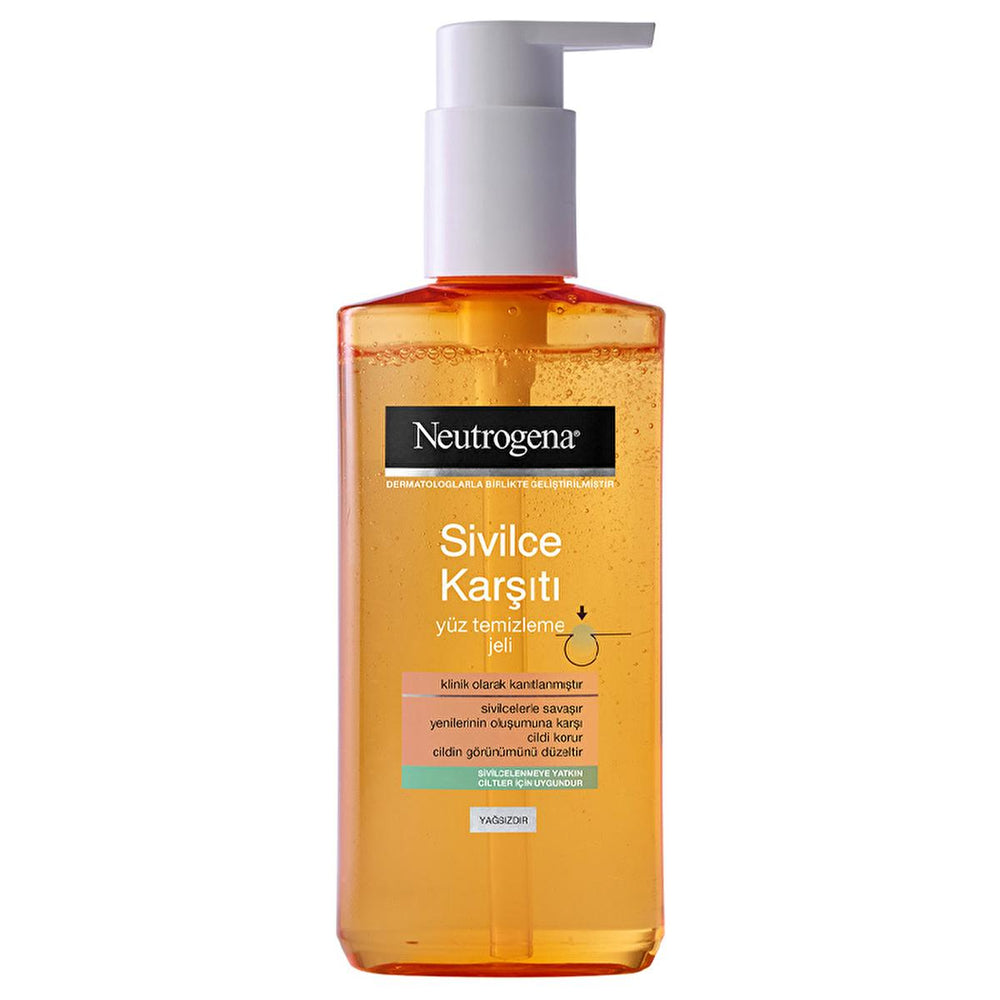 Neutrogena Acne Treatment Facial Cleanser - 2% Salicylic Acid Oil-Free Face Wash for Pore Cleansing & Daily Acne Control Neutrogena Acne Face Wash: Salicylic Acid Cleanser for Clear Skin acne face wash, salicylic acid cleanser, oil-free acne cleanser, pore cleansing face wash, daily acne treatment, Neutrogena acne cleanser, face wash for acne prone skin, oil free face cleanser, acne treatment cleanser, sivilce karşıtı temizleme jeli, acne cleanser, face cleanser, facial cleanser, skin care, acne treatment, 