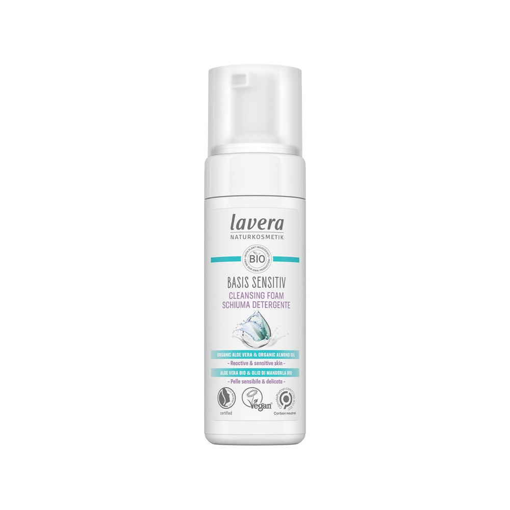 Lavera Basis Sensitiv: Gentle Facial Cleansing Foam - Natural Face Wash for Sensitive Skin - 5.07 fl oz Lavera Facial Cleanser: Gentle Foam for Sensitive Skin Lavera facial cleanser, Sensitive skin face wash, Gentle cleansing foam, Natural facial cleanser, Facial cleansing foam, Lavera Basis Sensitiv, Face cleansing foam, Sensitive skin cleanser, facial cleanser, face wash, cleansing foam, gentle cleanser, natural cleanser, sensitive skin, skincare, face care, beauty, personal care, daily cleanser, gentle f