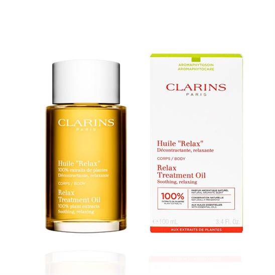 Clarins Relax Body Treatment Oil Soothing Plant Extracts 100 ml