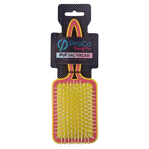 ProCo Beauty Pro Puf: Detangling Hair Brush for Wet & Dry Hair - Gentle Scalp Massage, Smooth & Shiny Hair ProCo Beauty Detangling Brush: Smooth, Shiny Hair & Scalp Massage hair brush, detangling brush, soft touch hair brush, wet and dry hair brush, scalp massage brush, hair brush for detangling, hair brush for smooth hair, hairbrushes, hair care, detangler, styling tool, women's hair, men's hair, kids hair, smooth hair, shiny hair, scalp health, blood flow, gentle brush, comfortable grip, pastel tones, Pro