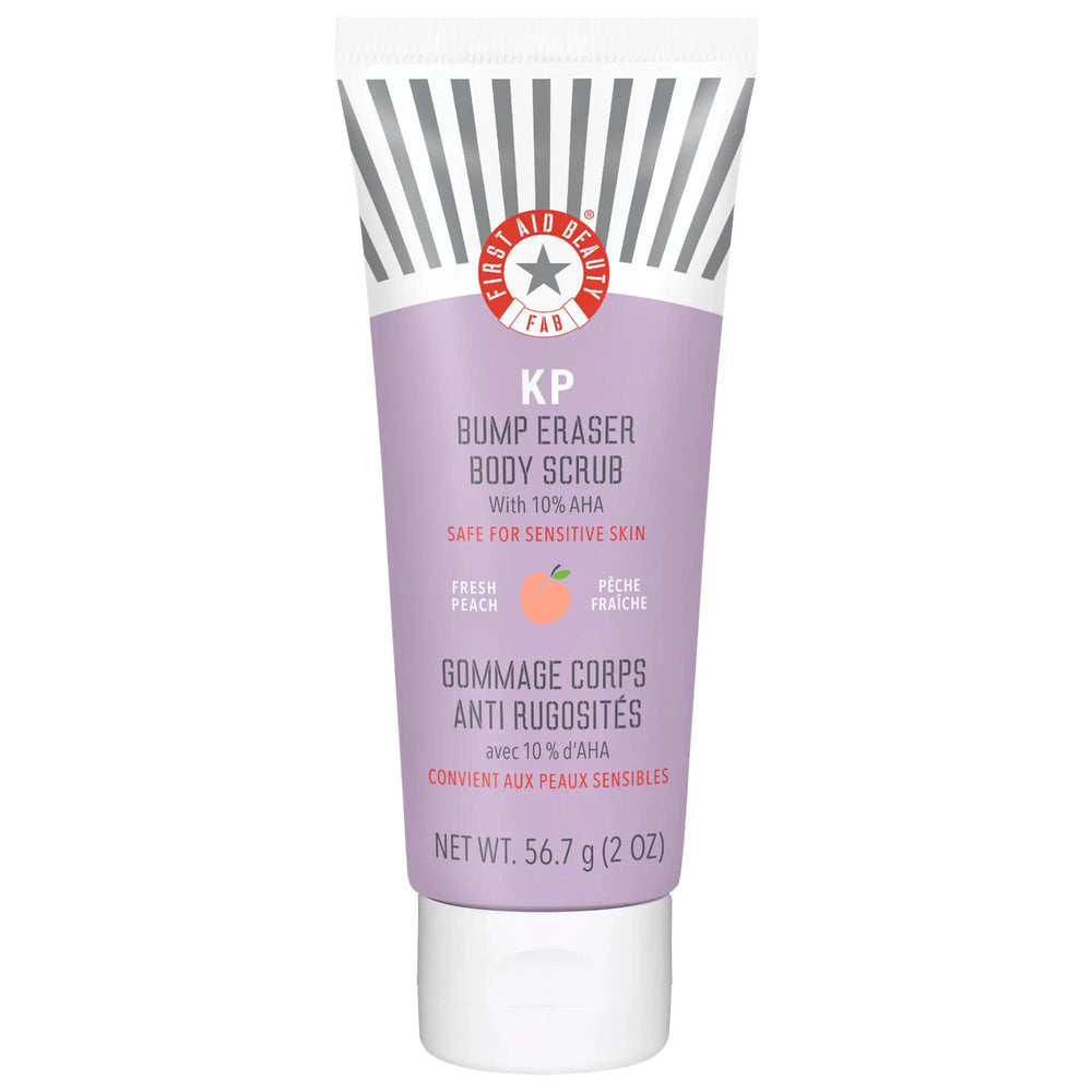 KP Bump Eraser Mini AHA Body Scrub - Exfoliating Treatment for Keratosis Pilaris & Strawberry Skin - Vegan & Cruelty-Free KP Bump Eraser AHA Body Scrub - Keratosis Pilaris Treatment KP Bump Eraser, Keratosis Pilaris Scrub, AHA Body Scrub, Strawberry Skin Treatment, Exfoliating Body Scrub, Body Scrub for Bumps, Vegan Body Scrub, Cruelty-Free Body Scrub, KP, Body Scrub, Exfoliating Scrub, Skin Smoothing, Bumpy Skin, Rough Skin, Dry Skin, Vegan Skincare, Cruelty-Free Skincare, Glycolic Acid, Lactic Acid, Pumic