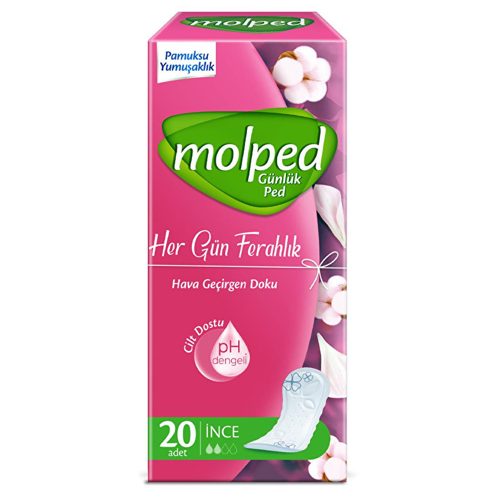 Molped Daily Freshness Panty Liners - pH Balanced, Breathable Comfort for Women's Daily Feminine Hygiene (20-Count) Molped Daily Fresh Panty Liners: pH Balanced Comfort daily panty liners, feminine hygiene pads, pH balanced pads, breathable panty liners, Molped daily fresh, panty liners for sensitive skin, daily freshness pads, women's hygiene products, panty liners, feminine hygiene, pH balanced, breathable, sensitive skin, daily use, women's health, freshness, comfort, hygiene, intimate care, personal car