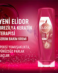 Elidor Brazilian Keratin Therapy Hair Serum - Nourishes, Smooths, and Adds Shine to Hair - 11.83 fl oz Elidor Brazilian Keratin Hair Serum - Smooth & Shine hair serum, keratin hair care, brazilian keratin therapy, hair nourishment, frizz reduction, smooth hair, shiny hair, hair care, Elidor, luxurious hair care, dry hair solution, damaged hair repair