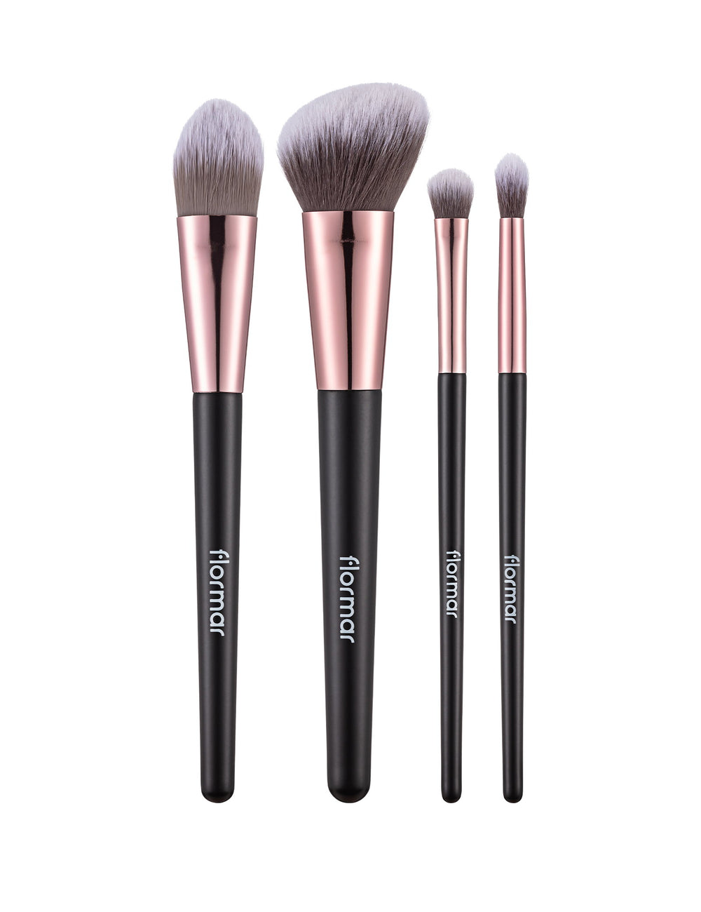 Flormar Makeup Brush Set with Travel Pouch 4 Pieces