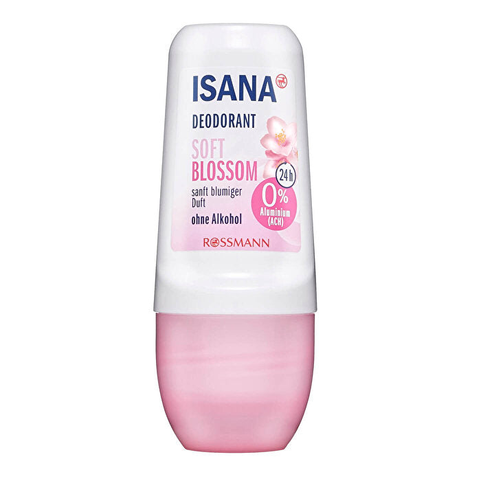 Isana Roll On Floral Deodorant - 50ml Long-Lasting Freshness | Skin-Friendly - Deodorant