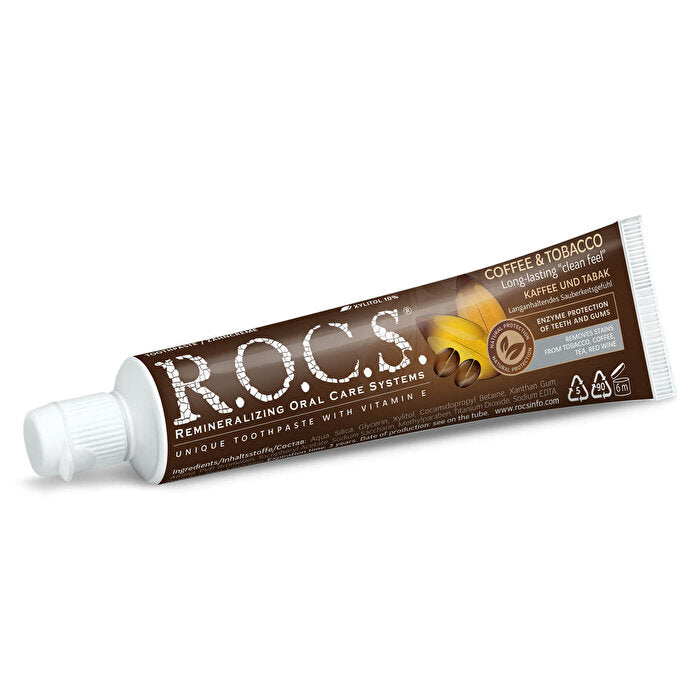 ROCS Coffee &amp; Tobacco Toothpaste 60ml + Jeunesse DIMND™ Sensitive and Whitening Toothpaste