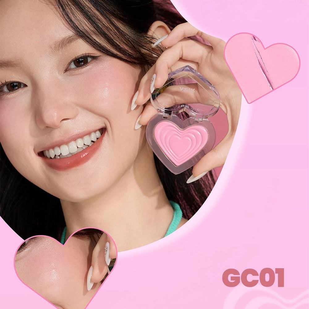 AZTK Jelly Glowcheek Balm Blush & Lip Tint GC01 Pink Moon