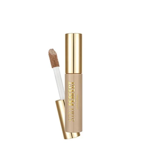 Flormar Stay Perfect Concealer - High Coverage, Long-Lasting Liquid Concealer for Flawless Makeup Flormar Stay Perfect Concealer - High Coverage & Long-Lasting Flormar Stay Perfect Concealer, liquid concealer, high coverage concealer, long-lasting concealer, semi-matte concealer, moisturizing concealer, makeup essentials, flawless makeup, dark circle concealer, blemish concealer, uneven skin tone concealer, cosmetics, beauty products, skincare makeup, daily makeup, special occasion makeup