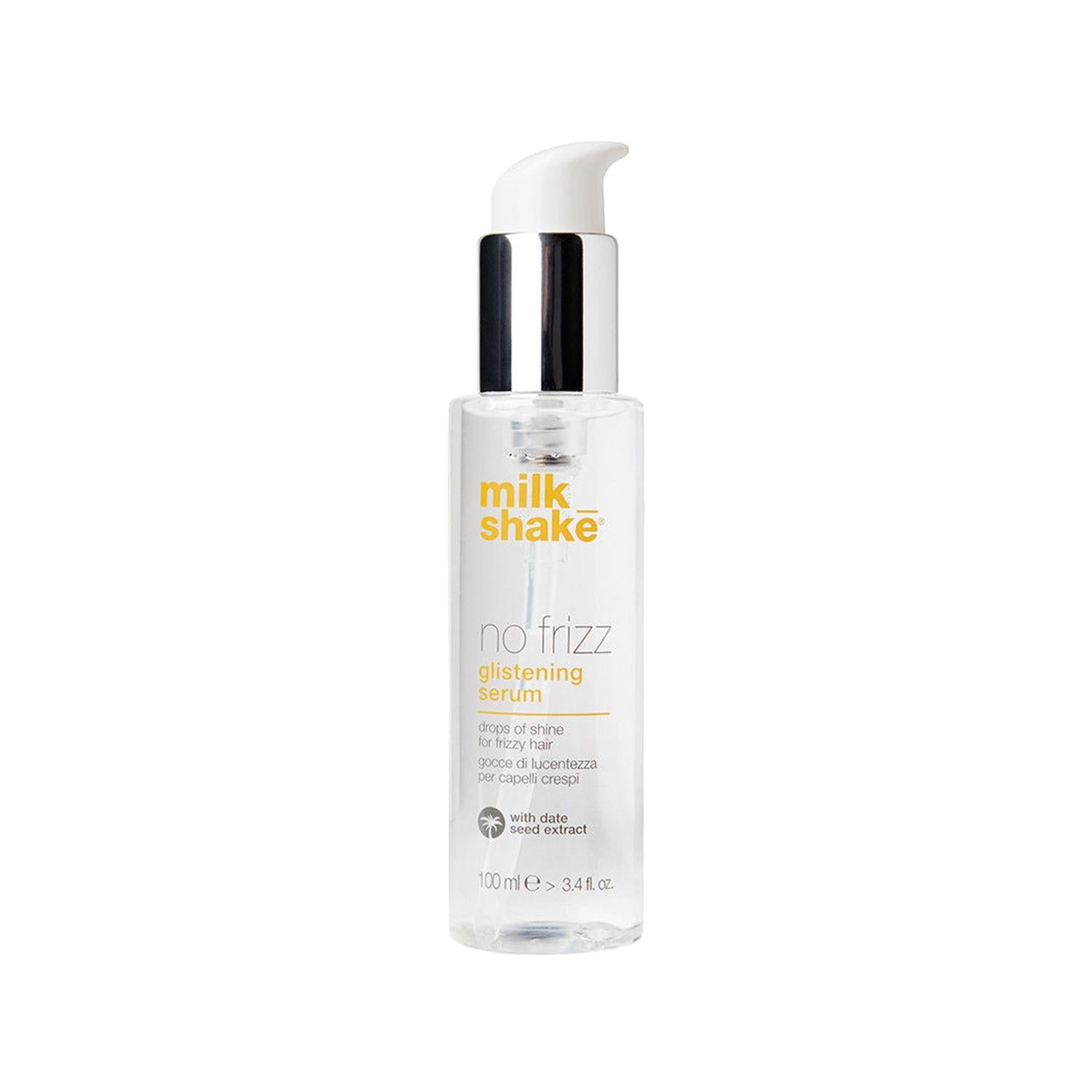 milk_shake Glistening 100ml Hair Serum for Shine & Nourishment - Enhances Brightness, Nourishes & Protects Hair milk_shake 100ml Hair Serum for Shine & Nourishment hair serum, shine serum, milk_shake hair products, hair care, nourishing hair serum, 100 ml hair serum, hair nourishment, hair shine, beauty products, hair care routine, dry hair care, damaged hair repair