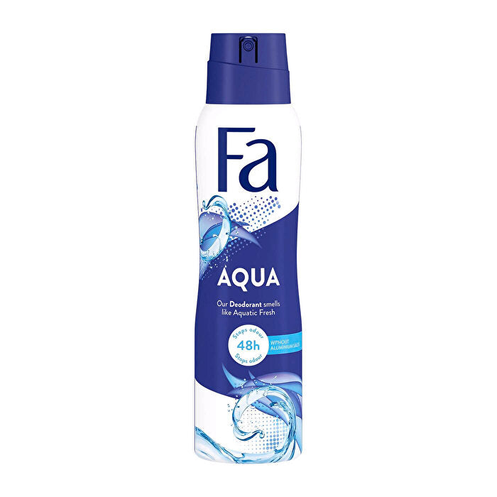 FA Aqua Women’s Deodorant Spray 150ml - Refreshing Scent | Long-Lasting