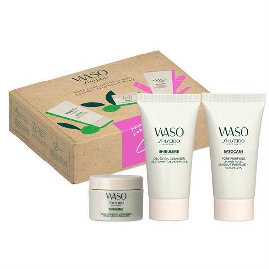 Shiseido Waso SOS Pore Care Kit Clarifying Mask Set 3 Pieces