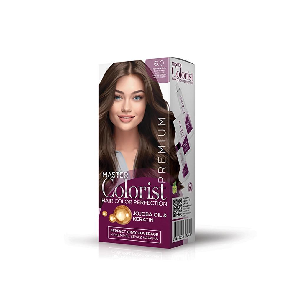 Master Colorist Premium Cream Hair Dye 6.0 Dark Blonde