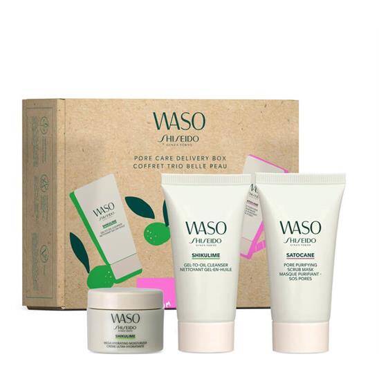Shiseido Waso SOS Pore Care Kit Clarifying Mask Set 3 Pieces