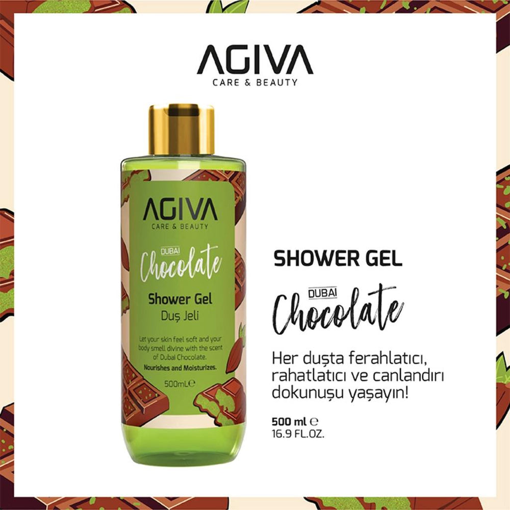 Agiva Dubai Chocolate Moisturizing Shower Gel 500 ml