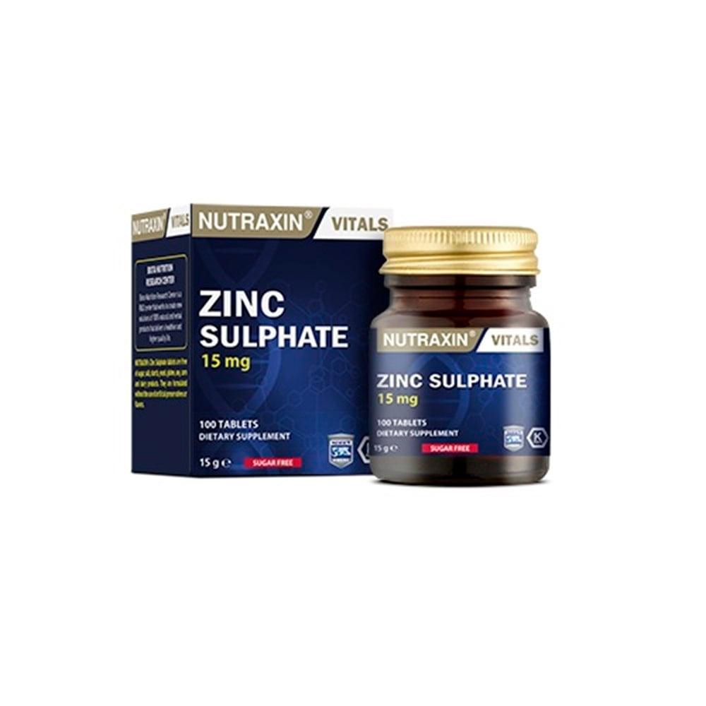 Nutraxin Zinc Sulphate 100 Tablets - Essential Mineral Support | 100 Tablets - view 5