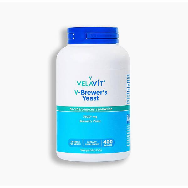 Velavit V-Brewer's Yeast Dietary Supplement 400 Tablets
