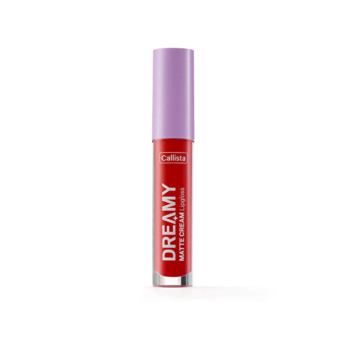 Callista Dreamy Matte Cream Lipgloss No:204 Red - 1 Piece | Hydrating Formula