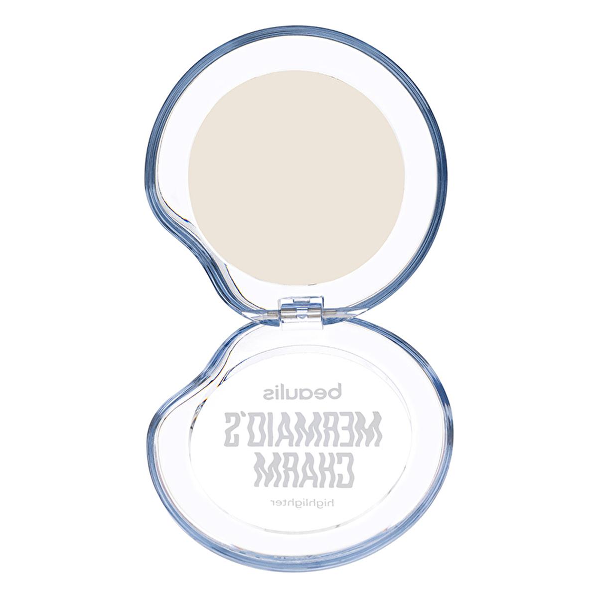 Beaulis Mermaid's Charm Highlighter: White Sands Illuminator for Shimmering, Glowing Skin Beaulis Mermaid Highlighter: White Sands Shimmer for Glowing Skin Beaulis highlighter, Mermaid highlighter, White Sands illuminator, Shimmer highlighter, Glowing skin makeup, highlighter, illuminator, makeup, mermaid makeup, shimmer, glow, radiant skin, finely textured, silky texture, beauty, cosmetics, face makeup, highlighting, White Sands, face illuminator, gifts for her, makeup lover, fantasy makeup, face shimmer, 