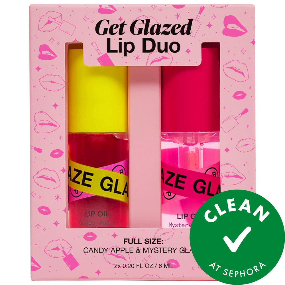 iNNBEAUTY PROJECT Get Glazed Lip Duo - Vegan, Cruelty-Free Lip Gloss Oil Hybrid Set with Plumping Complex Get Glazed Lip Duo - Vegan Lip Gloss Oil Hybrid Set vegan lip gloss, cruelty-free lip care, moisturizing lip oil, lip plumping complex, glossy lip finish, customizable lip color, sustainable beauty products, lip care set, vegan beauty products, cruelty-free beauty, natural lip care, nourishing lip gloss, lip oil hybrid, pH-dependent lip color, eco-friendly beauty