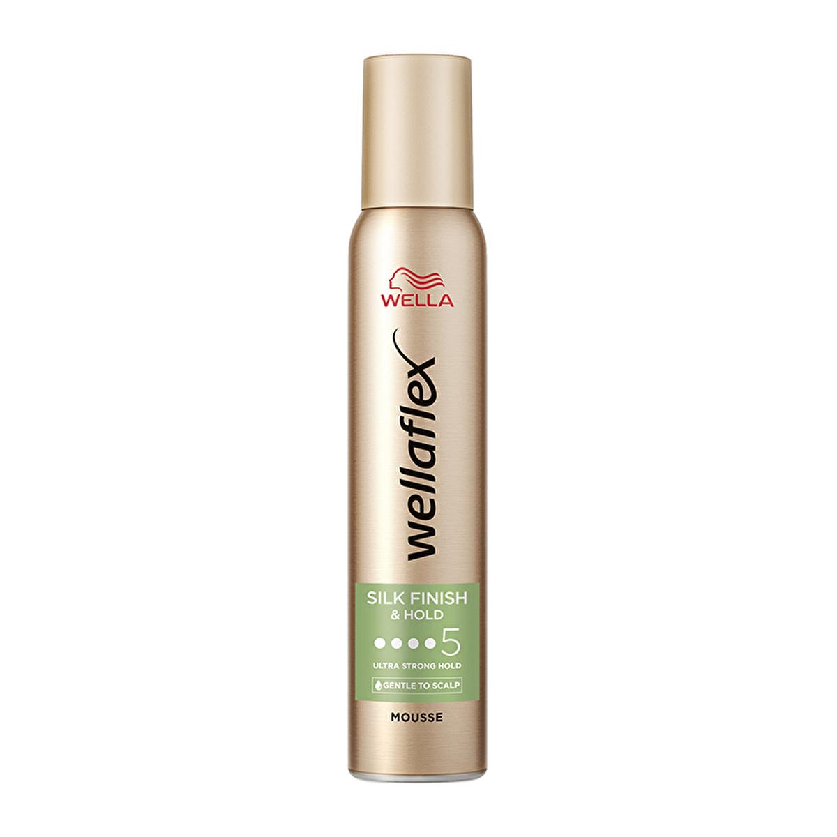 Wella Wellaflex: Ultra Strong Hold & Silky Finish Hair Mousse - 24H Lasting, Vegan, UV Protection - Non-Sticky Styling for Dry Hair Wella Hair Mousse: Ultra Strong Hold, Vegan & UV Protection hair mousse, ultra strong hold hair mousse, vegan hair mousse, UV protection hair mousse, long lasting hair hold, non-sticky hair mousse, hair styling mousse, Wella hair mousse, hair styling, hair care, vegan hair products, UV protection, strong hold, non-sticky, all hair types, dry hair, damaged hair, 24 hour hold, wo