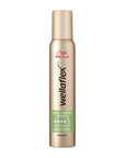 Wella Wellaflex: Ultra Strong Hold & Silky Finish Hair Mousse - 24H Lasting, Vegan, UV Protection - Non-Sticky Styling for Dry Hair Wella Hair Mousse: Ultra Strong Hold, Vegan & UV Protection hair mousse, ultra strong hold hair mousse, vegan hair mousse, UV protection hair mousse, long lasting hair hold, non-sticky hair mousse, hair styling mousse, Wella hair mousse, hair styling, hair care, vegan hair products, UV protection, strong hold, non-sticky, all hair types, dry hair, damaged hair, 24 hour hold, wo