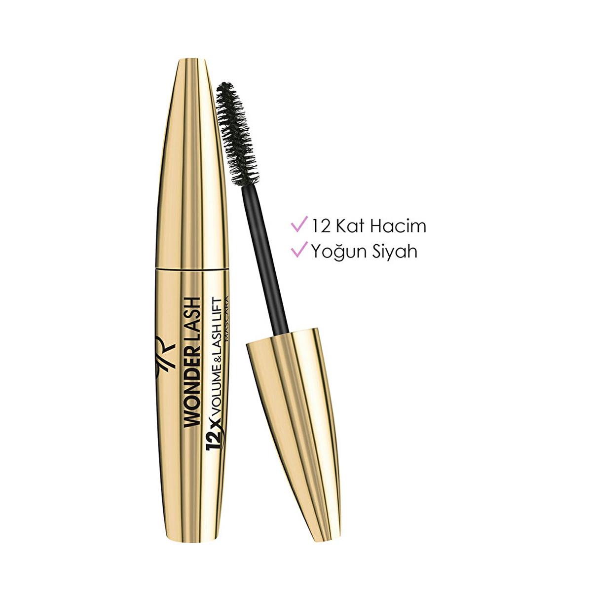 Golden Rose Wonder Lash Mascara 12X Volume & Lash Lift - Volumizing & Lengthening Mascara for Dramatic Eye Makeup Golden Rose Wonder Lash Mascara - 12X Volume & Lash Lift mascara, volume mascara, lash lift mascara, Golden Rose Wonder Lash Mascara, volumizing and lengthening mascara, dramatic eye makeup, beauty essentials, makeup must-haves, lash care, eye care, cosmetics, makeup products, beauty products, Golden Rose cosmetics