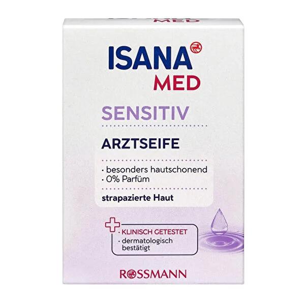 Isana Sensitive Skin Solid Soap with Aloe Vera - Gentle Cleansing, Dermatologically Approved, Recyclable Packaging - image 2
