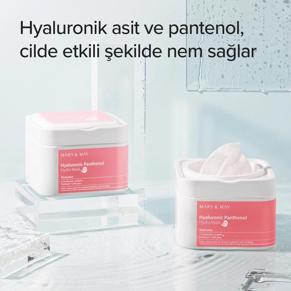 Mary & May Hyaluronic Acid & Panthenol Face Mask 30 Sheets