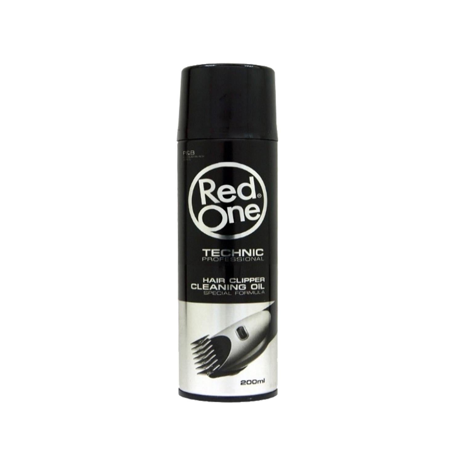 RedOne Hair Clipper Cleaning Oil - 200ml, Effectively Cleans & Maintains Clippers, Barber & Personal Care RedOne Hair Clipper Cleaning Oil - Effective Clipper Maintenance hair clipper cleaning oil, barber cleaning solution, RedOne cleaning oil, clipper maintenance, hair clipper care, barber supplies, grooming essentials, clipper cleaning, hair care, professional grooming, salon supplies