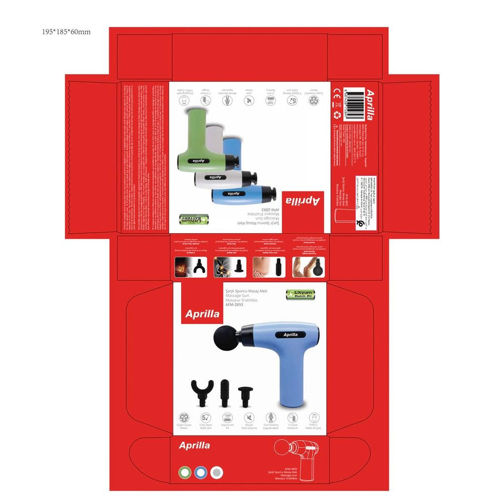 Aprilla AFM-2893 Rechargeable Athlete Massage Gun