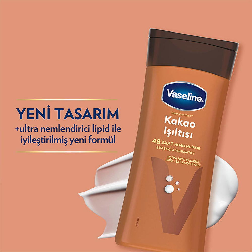 Vaseline Cocoa Glow Body Lotion - 48 Hour Moisturization, Ultra Hydrating Lipid Formula, Non-Greasy Texture for Dry - view 6