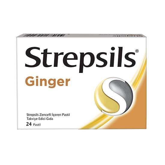Strepsils Ginger Lozenges for Throat Comfort 24 Count