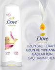 Dove Ultra Care Long Hair Therapy Conditioner - Repair Damaged Hair & Split Ends, Vegan & Cruelty-Free - 11.83 fl oz Dove Long Hair Therapy: Repair Damage & Split Ends - Vegan hair conditioner, long hair care, damaged hair treatment, split ends repair, vegan hair conditioner, cruelty-free hair care, hair growth conditioner, Dove hair conditioner, hair moisturizing conditioner, hair therapy conditioner, long hair, hair repair, split ends, breakage, vegan, cruelty-free, PETA approved, Bio-Restore Complex, Cer
