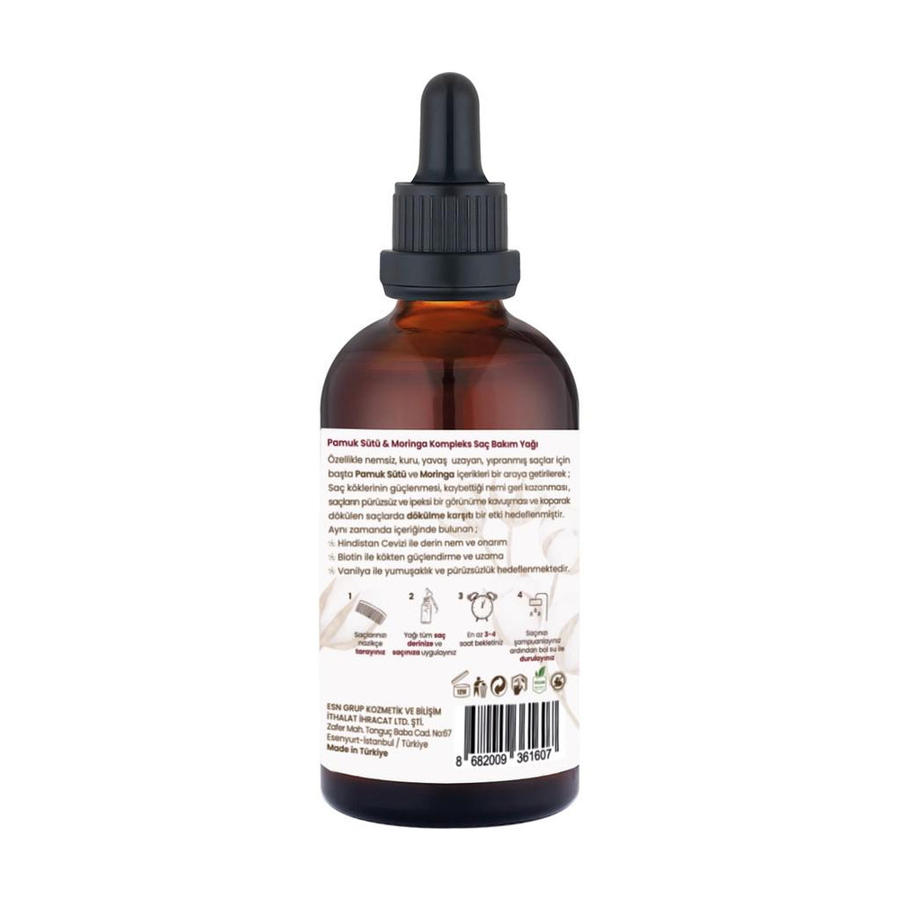 True Bee Cotton Milk & Moringa Hair Care Oil 100 ml