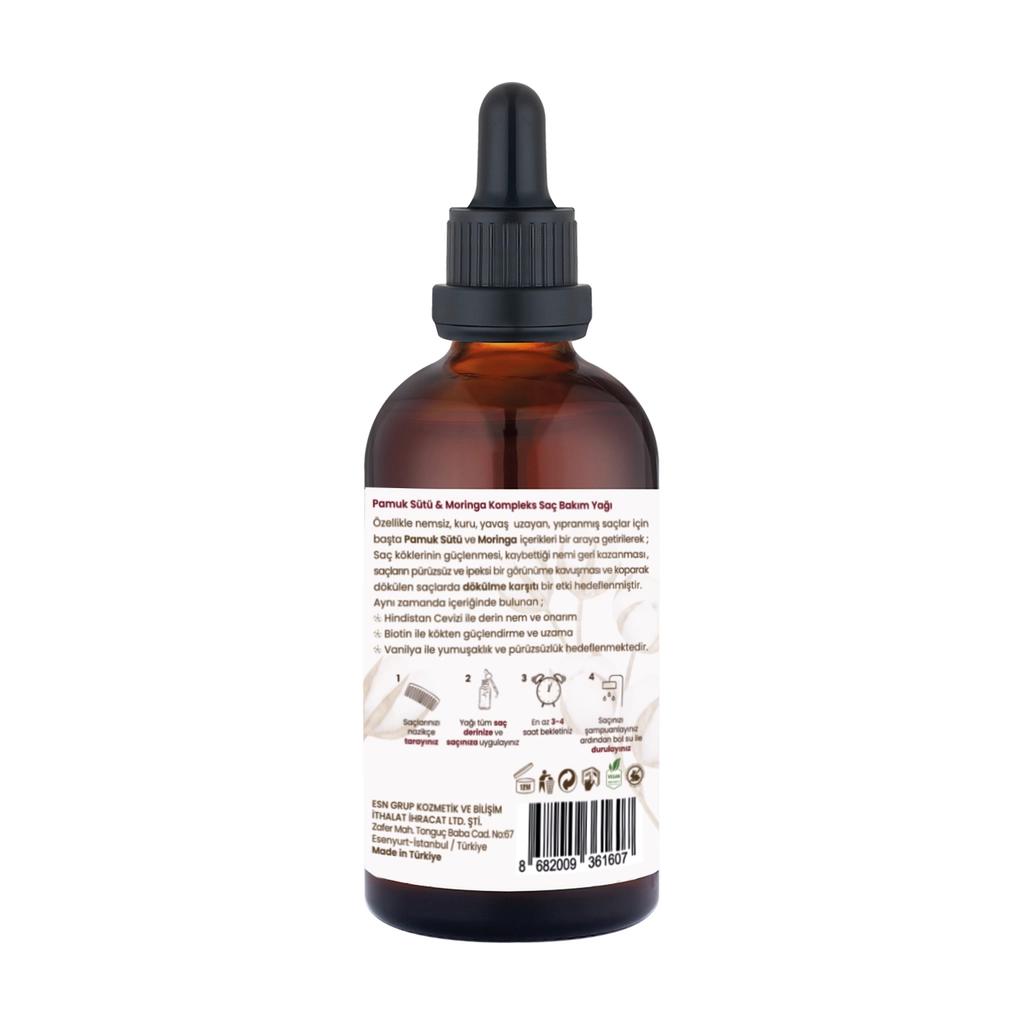 True Bee Cotton Milk &amp; Moringa Hair Care Oil 100 ml