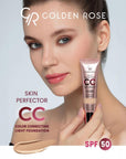 Golden Rose Skin Perfect CC SPF50 Foundation 104 Warm Honey 30ml
