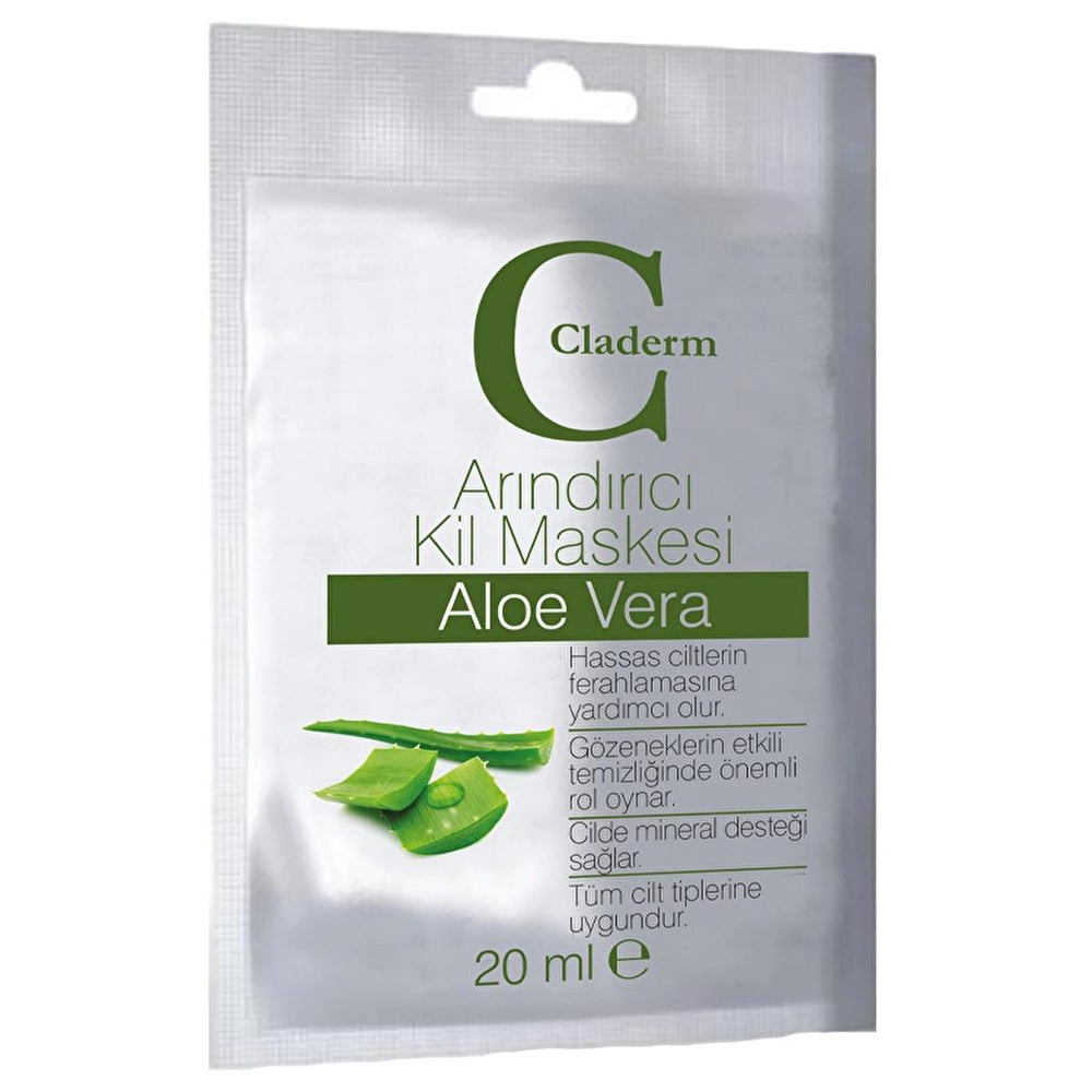 Claderm Aloe Vera Purifying Clay Mask 20 ml