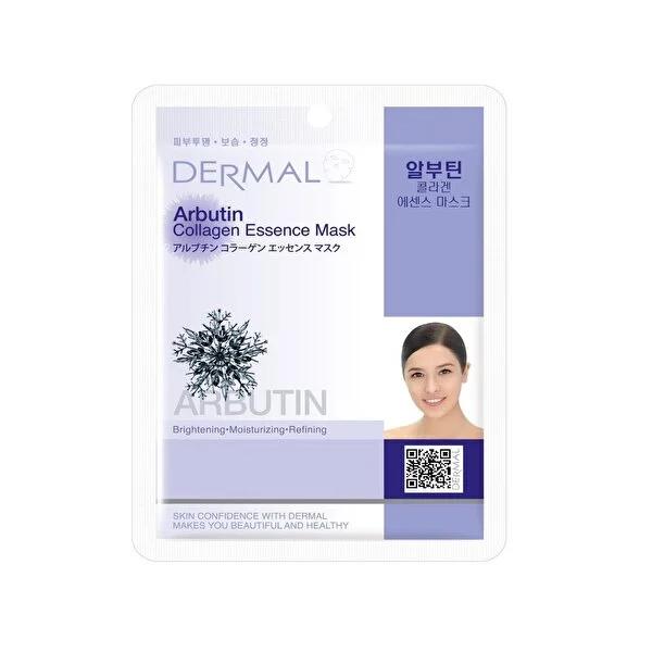 Dermal Face Mask with Arbutin & Collagen - Hydrating, Brightening, Single-Use Sheet Mask for Nourished Skin Dermal Face Mask - Hydrating & Brightening Sheet Mask face mask, skin nourishment, Arbutin, Collagen, Vitamin E, single-use face mask, hydrating face mask, brightening face mask, skincare, beauty, cosmetics, sheet mask, facial mask, glow booster, skin brightening, skin hydration