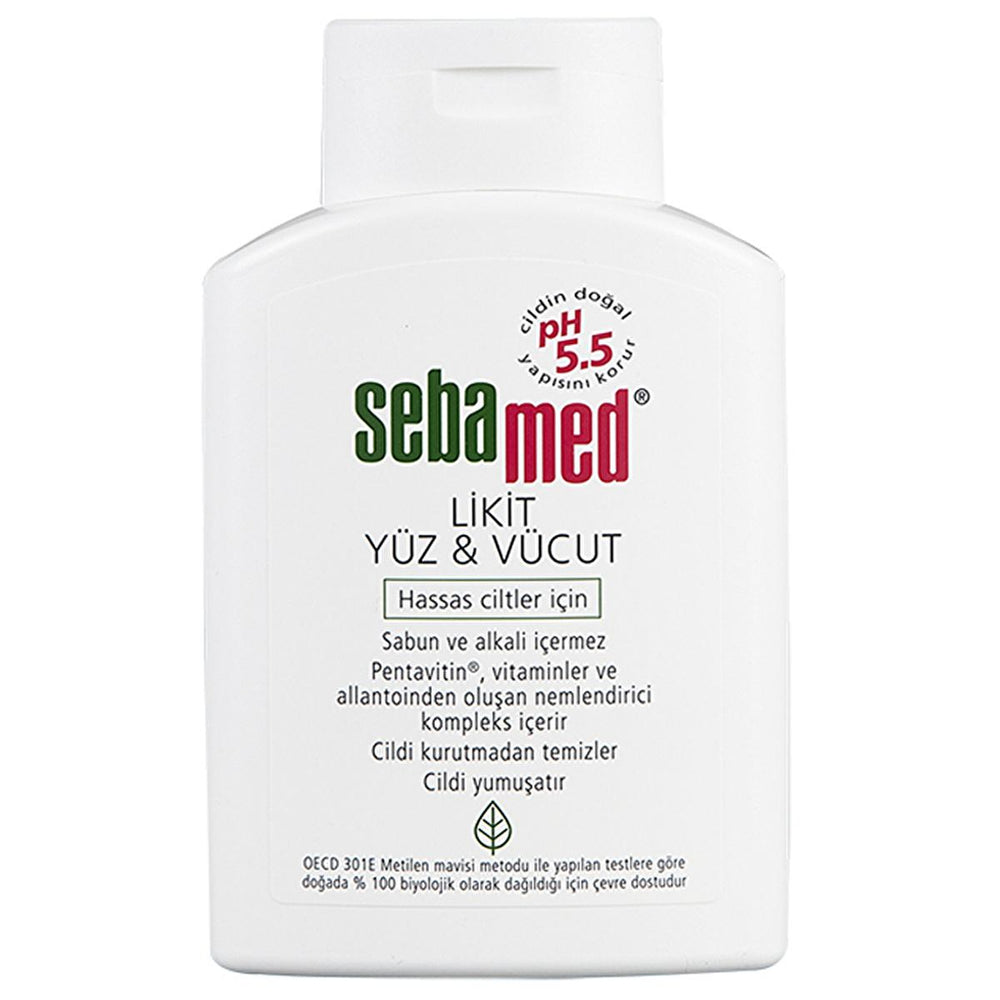 Sebamed Liquid Face and Body Cleanser - Gentle pH 5.5 Skincare for Sensitive Skin, Moisturizing & Vitamin-Enriched - view 4