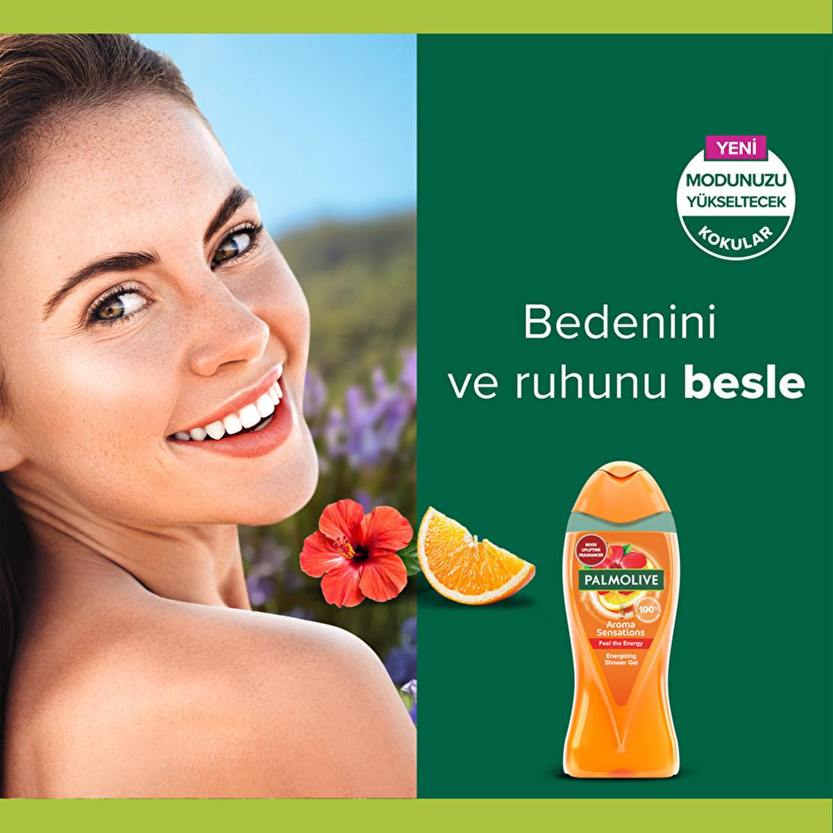 Palmolive Aroma Sensations Energizing Bath and Shower Gel with Amber Flower Extract - Natural Ingredients, Scented Bath Products, Energizing Shower Gel Palmolive Energizing Bath &amp; Shower Gel - Natural &amp; Scented Bath and Shower Gel, Scented Bath Products, Natural Ingredients, Energizing Shower Gel, Amber Flower Extract, Palmolive, Aroma Sensations, Bathing Essentials, Energizing Bath Products, Natural Bath Products, Shower Gel, Luxurious Bathing, Refreshing Shower Gel, Organic Bath Products
