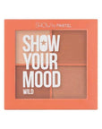 Pastel Show Your Mood Wild Blush Set: Natural, Long-Lasting Cheek Color Palette for Women - Variety & Blendable Shades Pastel Wild Blush Set: Natural Long-Lasting Color | For Women blush set, makeup blush palette, natural blush, long lasting blush, blush for women, face makeup, cheek color, pastel blush, beauty blush, wild blush palette, blush shades, talc, smooth application, blendable, radiant glow, long-lasting, women's makeup, natural look, cheek color, contour, highlighter, beauty, cosmetics, Wild, Pas